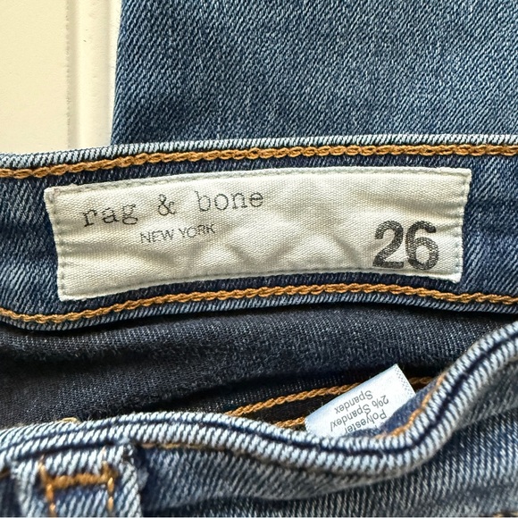 Rag & Bone Women’s Camden Skinny Jeans Medium Wash Size 26 - Picture 4 of 5